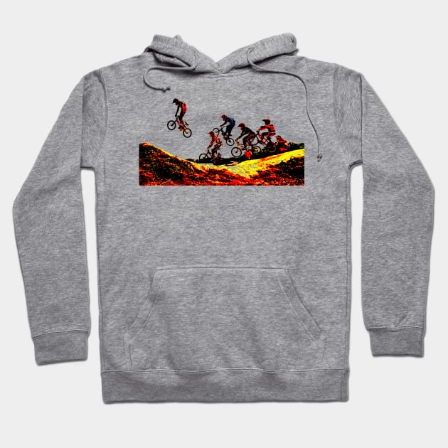 bmx Hoodie by rickylabellevie